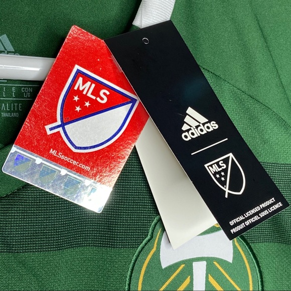 Adidas Portland Timbers Home Green Soccer Jersey - Picture 7 of 13